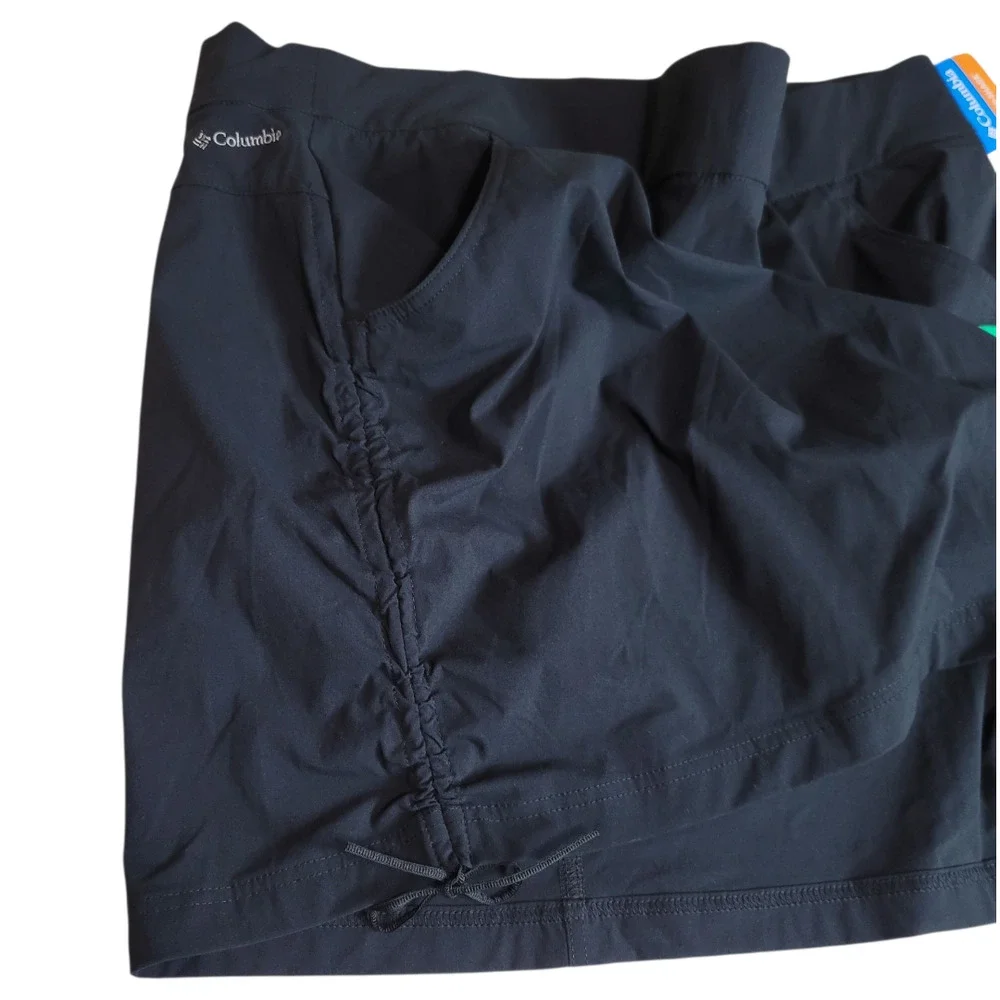 Columbia Active Wear Pull-On Omni Shade Black Skort Size XL